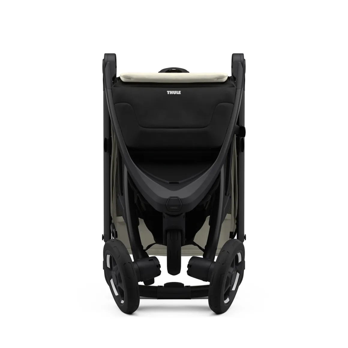 Thule Spring 2 Compact All-Terrain Stroller + Bassinet Bundle - Soft Beige