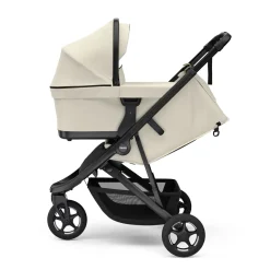 Thule Spring 2 Compact All-Terrain Stroller + Bassinet Bundle - Soft Beige