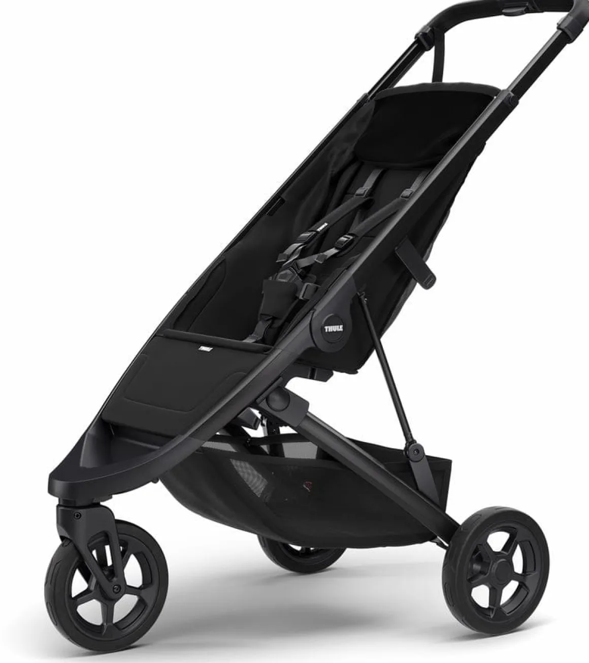 Thule Spring Stroller + Cup Holder Bundle - Shadow Grey