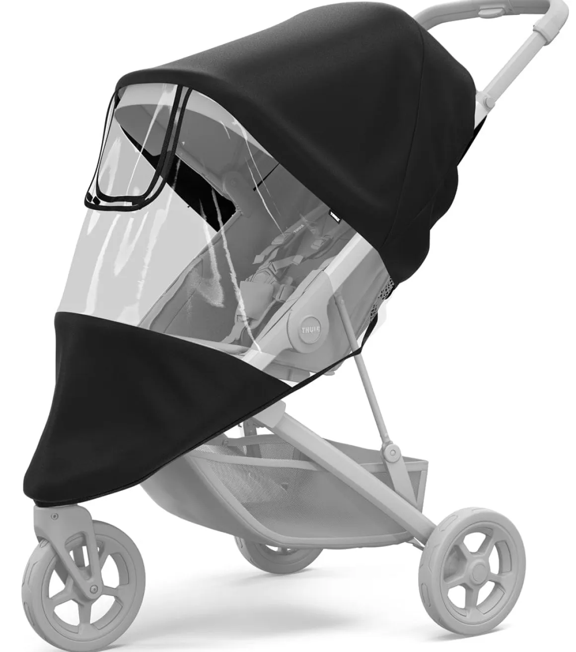 Thule Spring Stroller Summer Bundle Bundle - Black / Grey Melange
