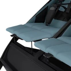 Thule Urban Glide 3 Double Jogging Stroller + Bassinet Bundle - Mid Blue (Albee Exclusive)