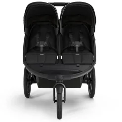 Thule Urban Glide 3 Double Jogging Stroller with Magnetic Buckle - Black