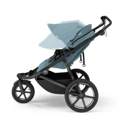 Thule Urban Glide 3 Double Jogging Stroller with Magnetic Buckle - Mid Blue (Albee Exclusive)