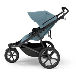 Thule Urban Glide 3 Double Jogging Stroller with Magnetic Buckle - Mid Blue (Albee Exclusive)