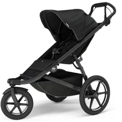 Thule Urban Glide 3 Single Jogging Stroller with Magnetic Buckle - Black