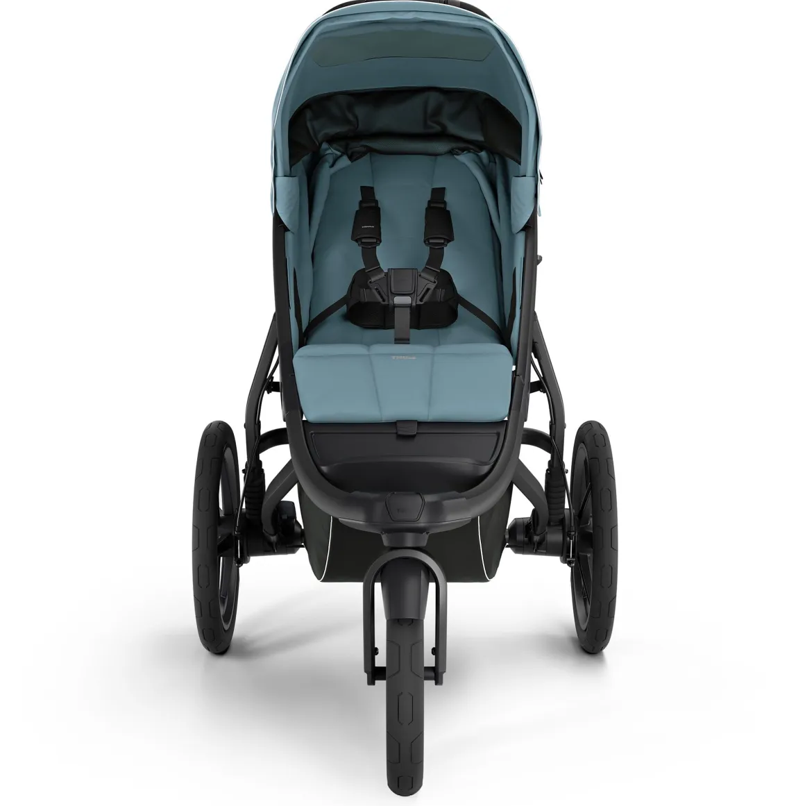 Thule Urban Glide 3 Single Jogging Stroller with Magnetic Buckle - Mid Blue