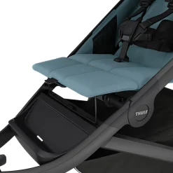 Thule Urban Glide 3 Single Jogging Stroller with Magnetic Buckle - Mid Blue