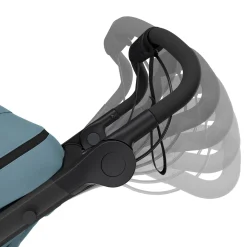 Thule Urban Glide 3 Single Jogging Stroller with Magnetic Buckle - Mid Blue