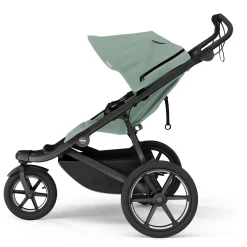 Thule Urban Glide 3 Single Jogging Stroller with Magnetic Buckle - Mist Green