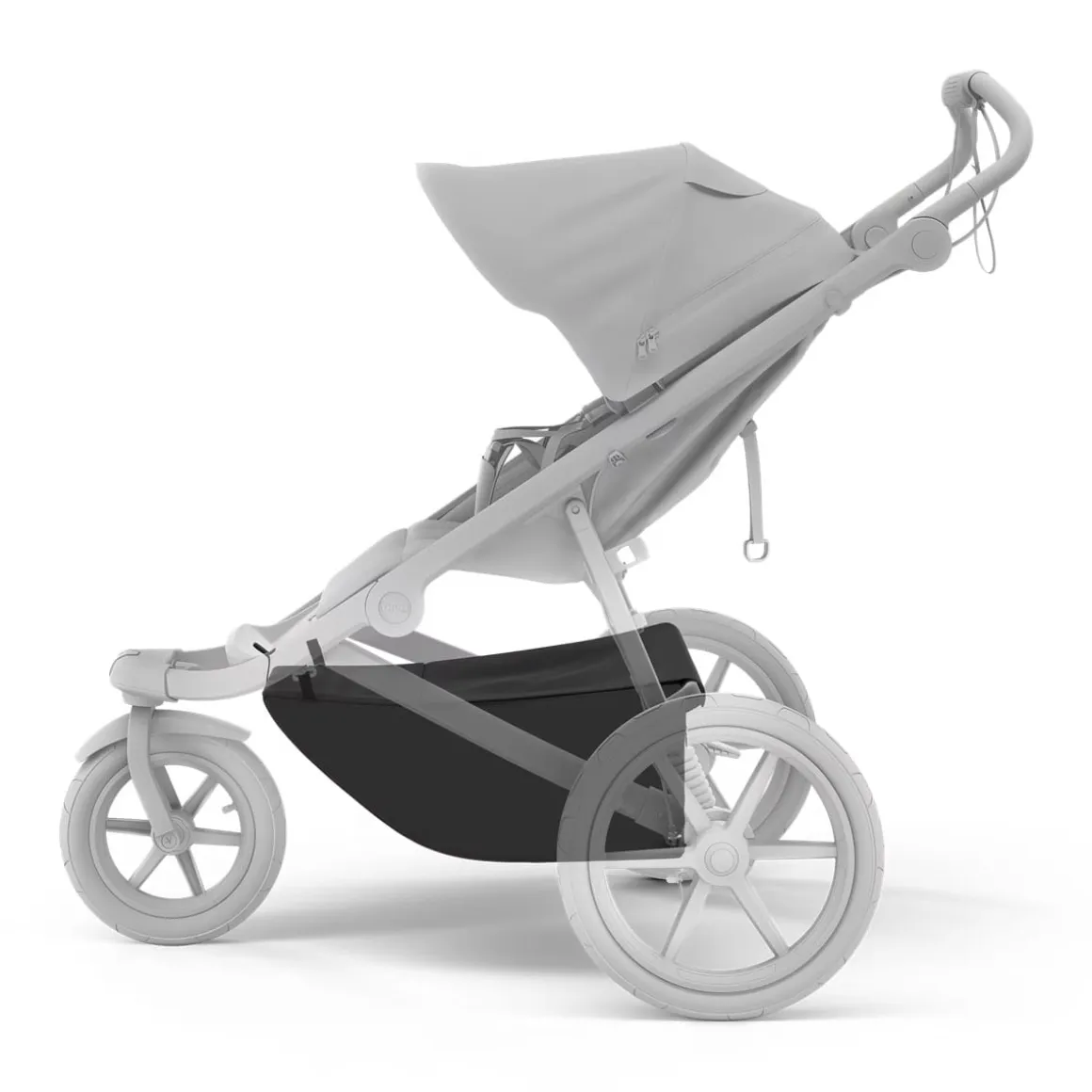 Thule Urban Glide Single Stroller Extended Cargo Basket - Black