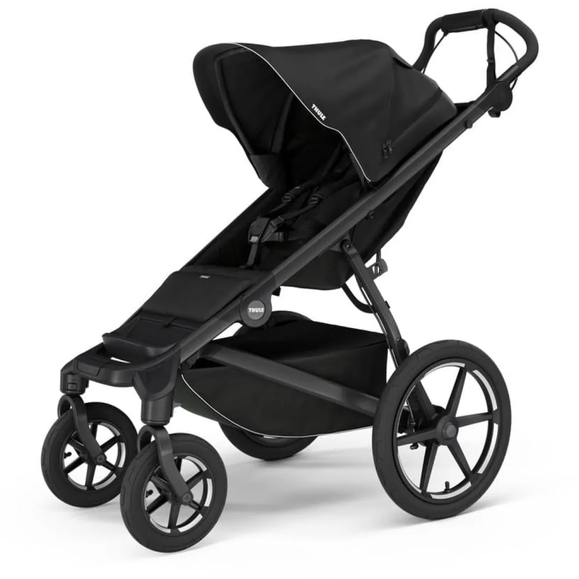 Thule Urban Glide 4-Wheel All-Terrain Stroller with Magnetic Buckle - Black