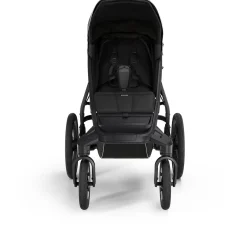 Thule Urban Glide 4-Wheel All-Terrain Stroller with NON-Magnetic Buckle + Bassinet Bundle - Soft Beige