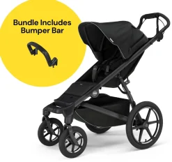 Thule Urban Glide 4-Wheel Stroller Essentials Bundle - Black