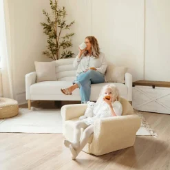 Tiny Land® Afternoon Couch —— Cream Kids Chair