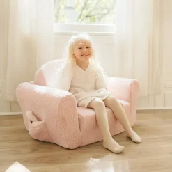 Tiny Land® Afternoon Couch —— Pink Kids Chair