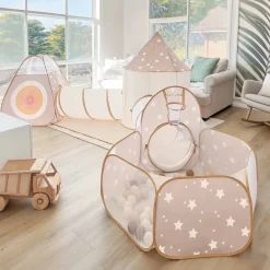 Tiny Land® Discovery 5-in-1 Play Tunnel With no Balls
