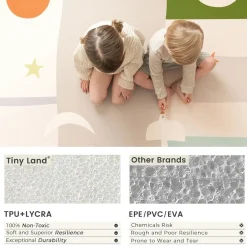 Tiny Land® Double-Sided Baby Playmat Forest Track Wonder