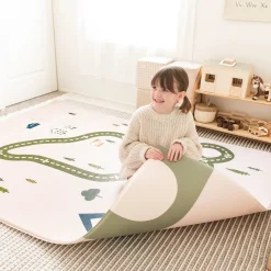 Tiny Land® Double-Sided Baby Playmat Forest Track Wonder