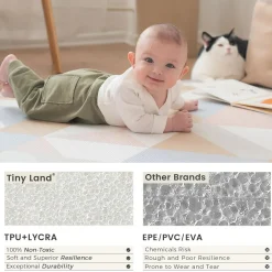 Tiny Land® Double-Sided Baby Playmat Urban Zoo Adventure