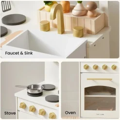 Tiny Land® Honey Kitchenette - Little Chef's First Kitchen
