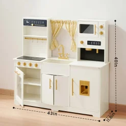 Tiny Land® Iconic Play Kitchen - Cream