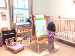 Tiny Land® 3-in-1 Art Easel & Paper Roll Set