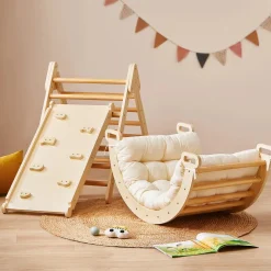 Tiny Land® 7-in-1 Montessori Climbing Set with Play Pad