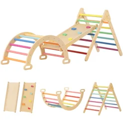 Tiny Land® 7-in-1 Rainbow Climbing Set