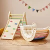 Tiny Land® 7-in-1 Rainbow Climbing Set with Play Pad