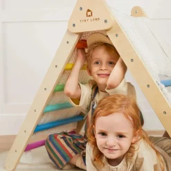 Tiny Land® 7-in-1 Rainbow Climbing Set with Play Pad