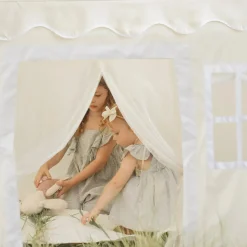 Tiny Land® Playhouse Tent – Natural Cream Indoor Tent for Kids