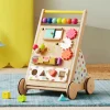 Tiny Land® Premium Natural Wooden Activity Walker