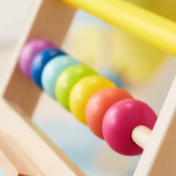 Tiny Land® Premium Natural Wooden Activity Walker