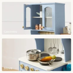 Tiny Land® Serenity Play Kitchen - Lagoon Blue