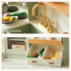 Tiny Land® Serenity Play Kitchen - Sage Green