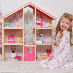 Tiny Land® Sweetwood Love Dollhouse without Dolls
