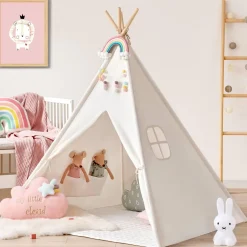 Tiny Land® Teepee for Kids with Mat