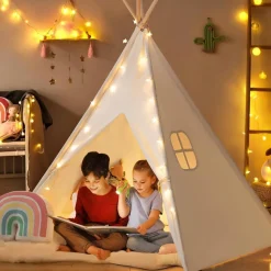 Tiny Land® Teepee for Kids with Mat