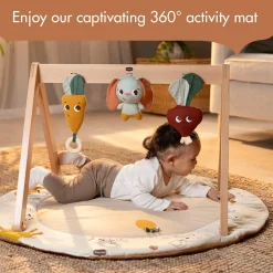 Tiny Love Wooden Gymini With Book - Garden of Adventure Collection