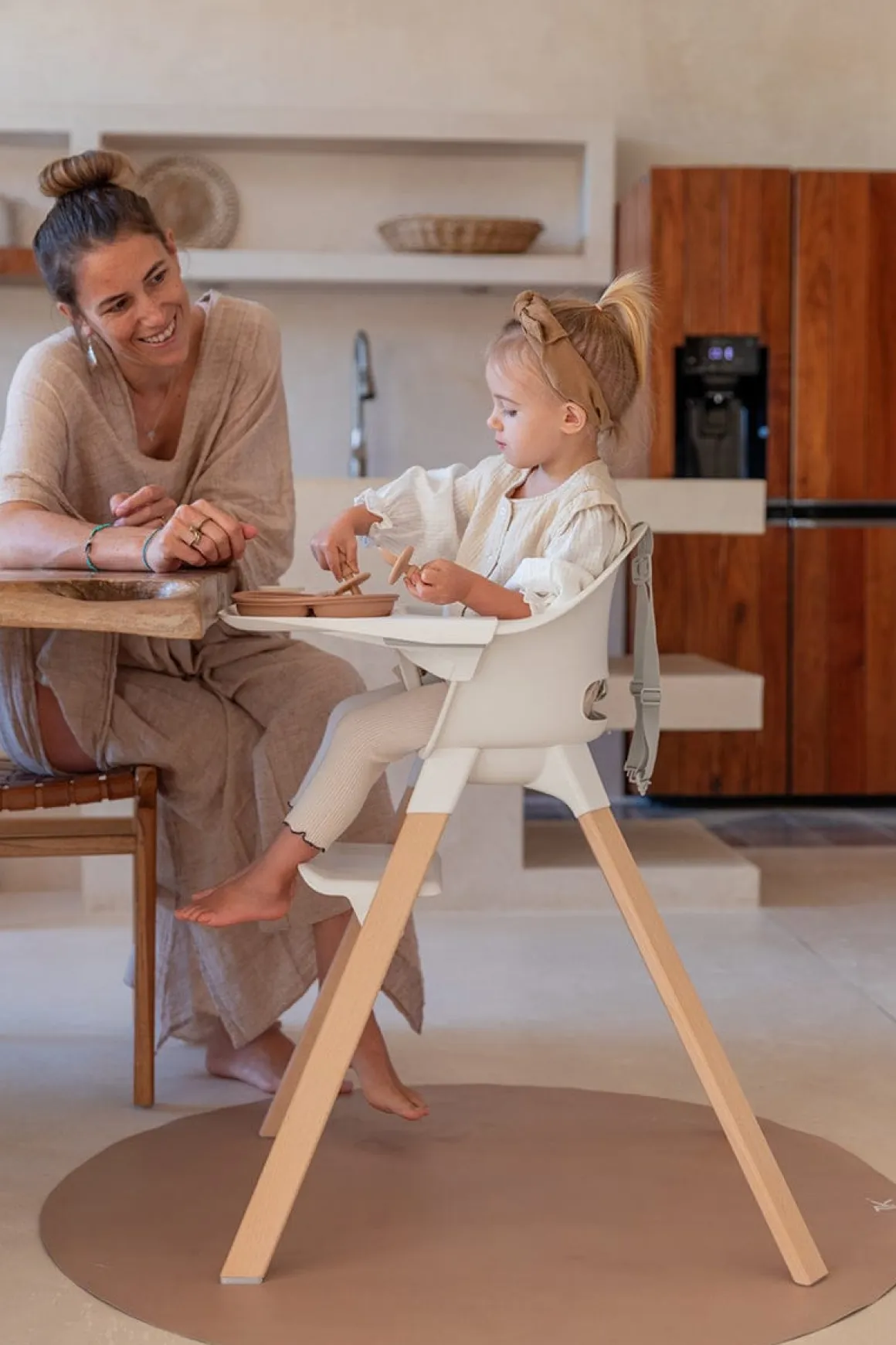 Toddlekind Highchair Splat Mat - Naturals - Camel