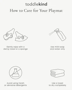 Toddlekind Printed Foam Puzzle Playmat - Earth - Clay