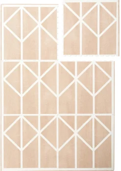Toddlekind Printed Foam Puzzle Playmat - Nordic - Clay
