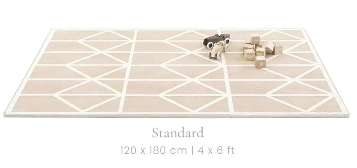 Toddlekind Printed Foam Puzzle Playmat - Nordic - Clay