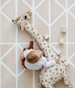 Toddlekind Printed Foam Puzzle Playmat - Nordic - Clay