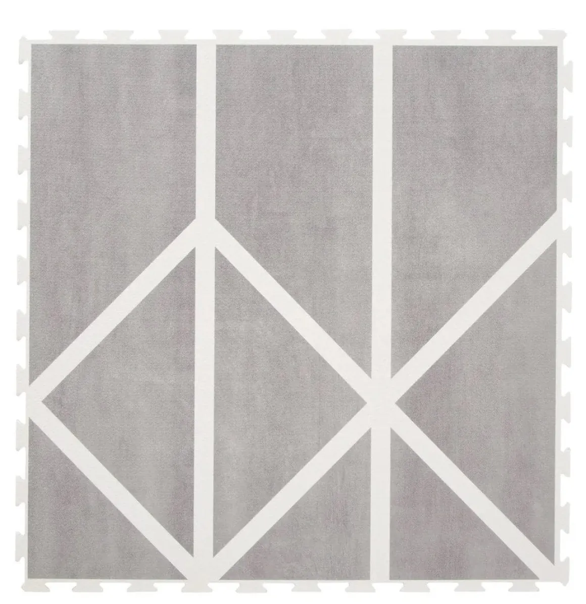 Toddlekind Printed Foam Puzzle Playmat - Nordic - Pebble