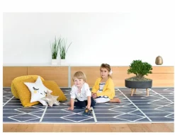 Toddlekind Printed Foam Puzzle Playmat - Nordic - Petroleum