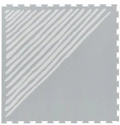 Toddlekind Printed Foam Puzzle Playmat - Sandy Lines - Stone