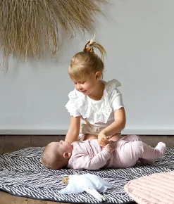 Toddlekind Quilted Cotton Reversible Playmat - Anchor