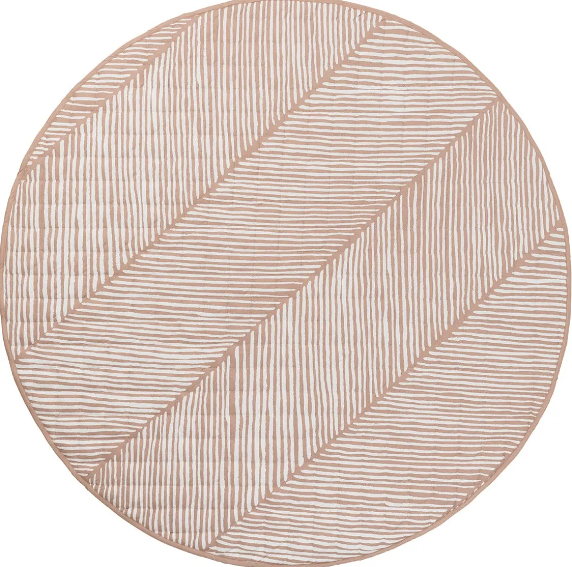 Toddlekind Quilted Cotton Reversible Playmat - Sea Shell