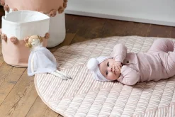 Toddlekind Quilted Cotton Reversible Playmat - Sea Shell